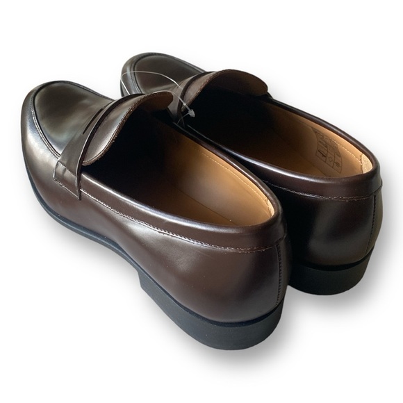 BOSS Italian Leather Penny Loafers Brown  Sizes 8, 8.5, 9 NWOT Go…Normcore main image 8